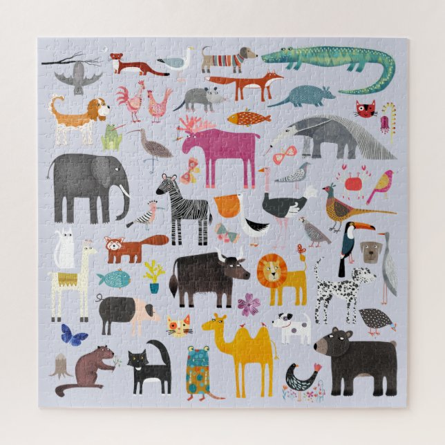 Puzzle Menagerie animal (Vertical)