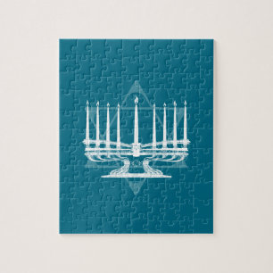 Puzzle Menorah y estrella IV
