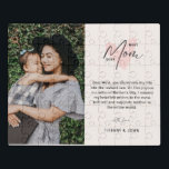 Puzzle Mensaje curado de guión corto de corazón rosado pa<br><div class="desc">Mejor mensaje breve de escritura de corazón rosado de mamá con foto</div>