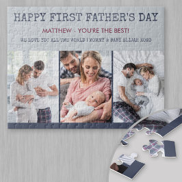 Puzzle Mensaje de Personalizado del Día del Padre Feliz y