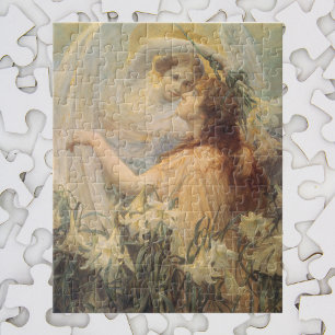 Puzzle Mensaje del Ángel por George Swinstead, Arte Antig