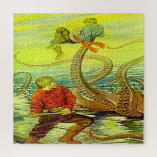 Puzzle "¡Mentáculo de peces malvados!"