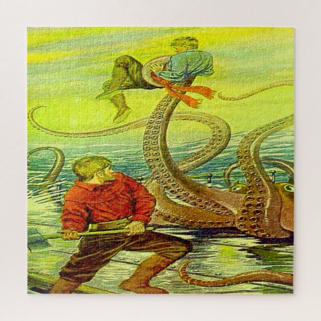 Puzzle "¡Mentáculo de peces malvados!" (Vertical)