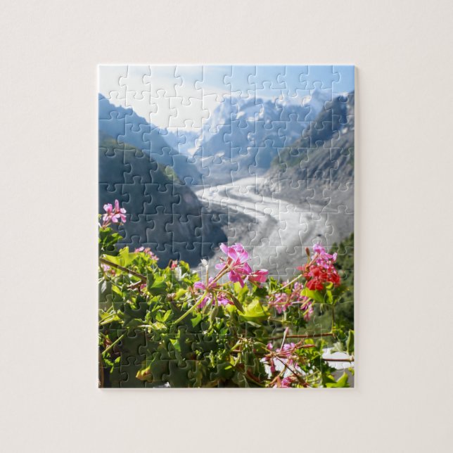 Puzzle Mer de Glace - Chamonix Francia (Vertical)