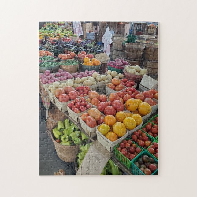 Puzzle Mercado de frutas (Vertical)