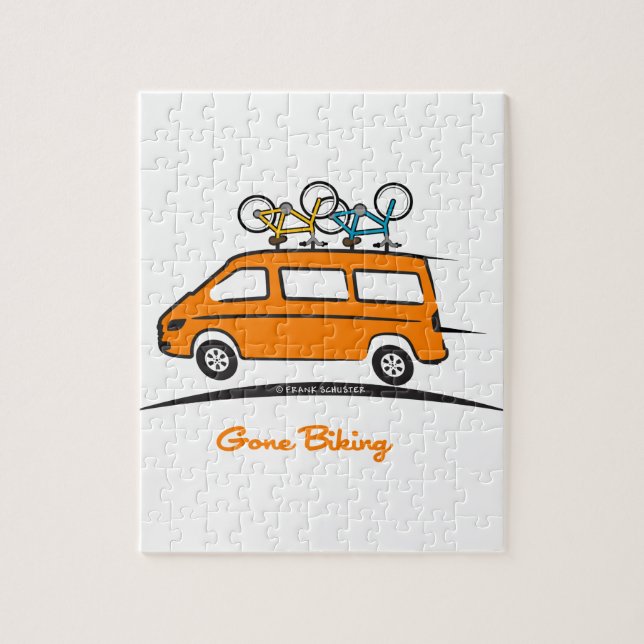 Puzzle Mercedes Sprinter Gone Bicicleta (Vertical)