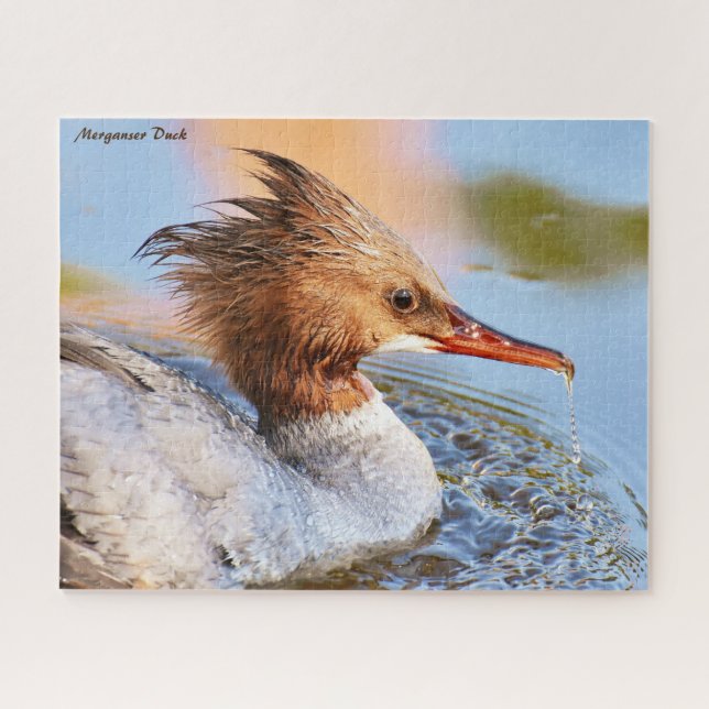 Puzzle Merganser Duck (Horizontal)