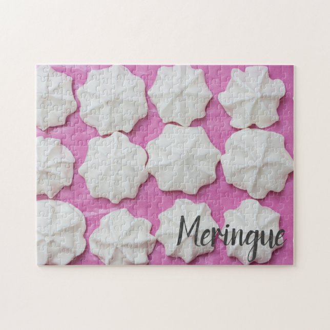 Puzzle Meringues en regalo de papel rosa (Horizontal)