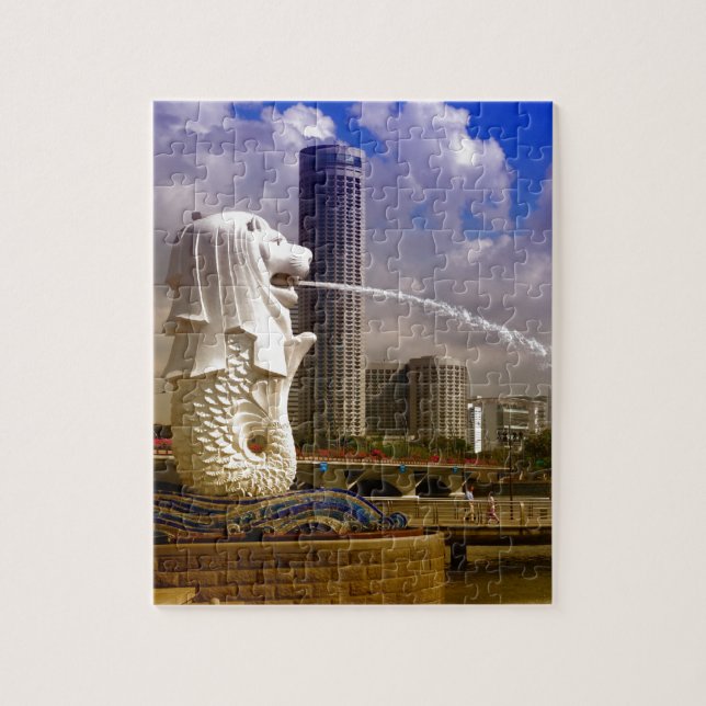 Puzzle Merlion, Singapur (Vertical)