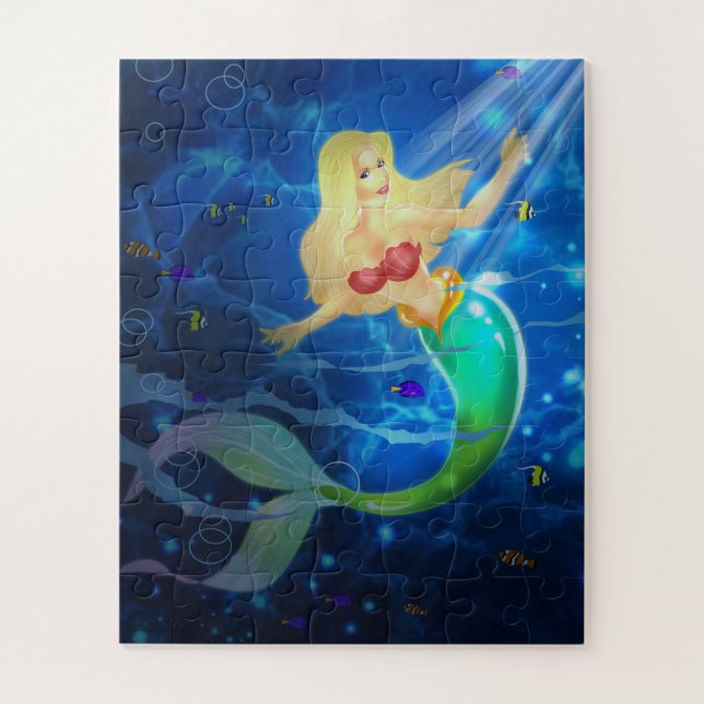 Puzzle Mermaid (Vertical)