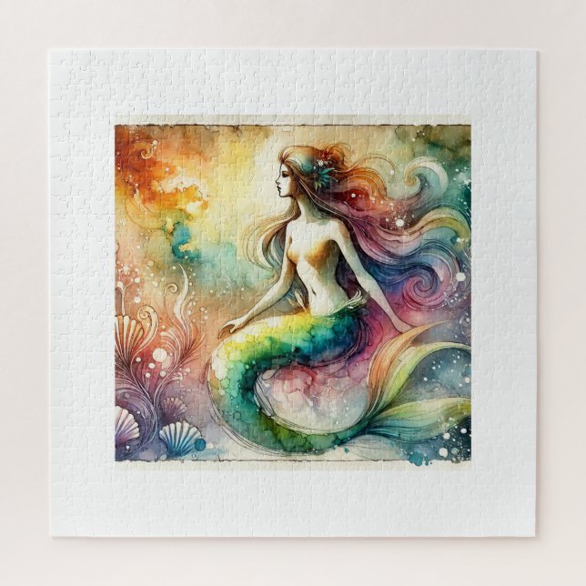 Puzzle Mermaid 190624AREF102 - Watercolor (Vertical)