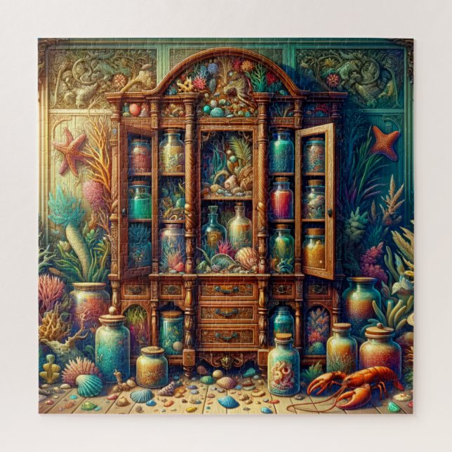 Puzzle Mermaid Apothecary of the Deep (Vertical)