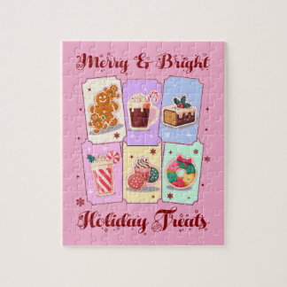 Puzzle Merry and Bright Holiday Treats Christmas Dessert