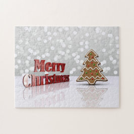 Puzzle Merry Christmas Gingerbread Tree