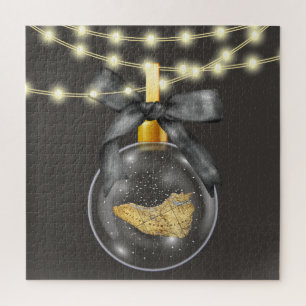 Puzzle Merry Christmas Hilton Head Island Map Ornament