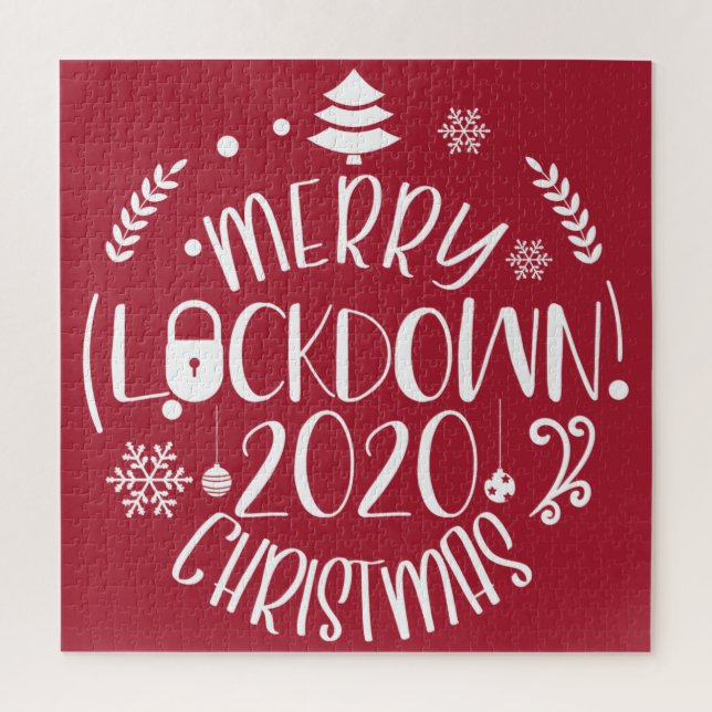 Puzzle Merry lockdown Christmas 2020 (Vertical)