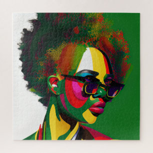 Puzzle Mes de la historia negra Melanin Mujeres Chicas ne