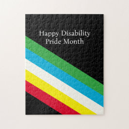 Puzzle Mes del Orgullo de la Discapacidad Feliz
