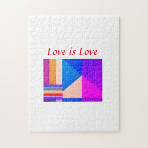 Puzzle Mes del orgullo gay colorido LGBTQ amor añadir nom