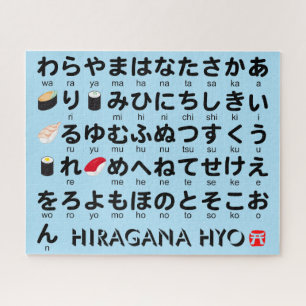 Puzzle Mesa Hiragana Japonesa (Sushi)