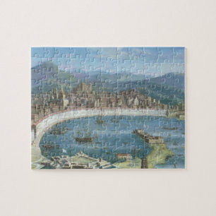 Puzzle Messina - una vista panorámica del puerto