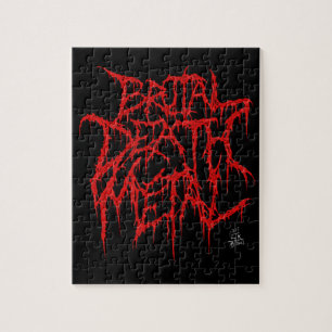 Puzzle Metal brutal de la muerte