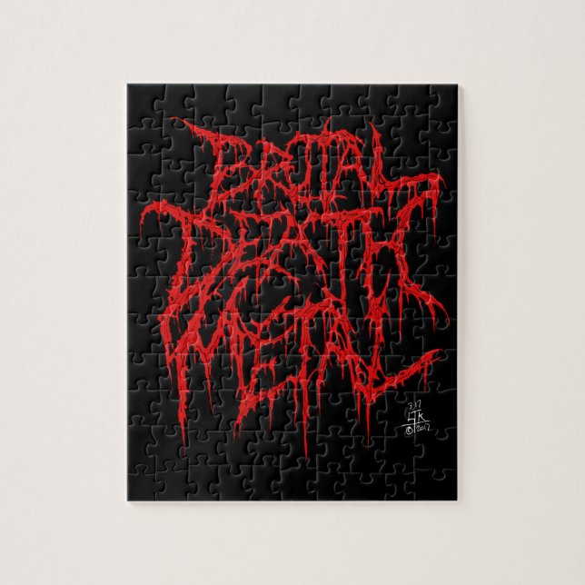 Puzzle Metal brutal de la muerte (Vertical)