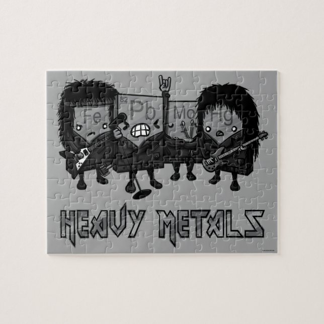 Puzzle Metales pesados (Horizontal)