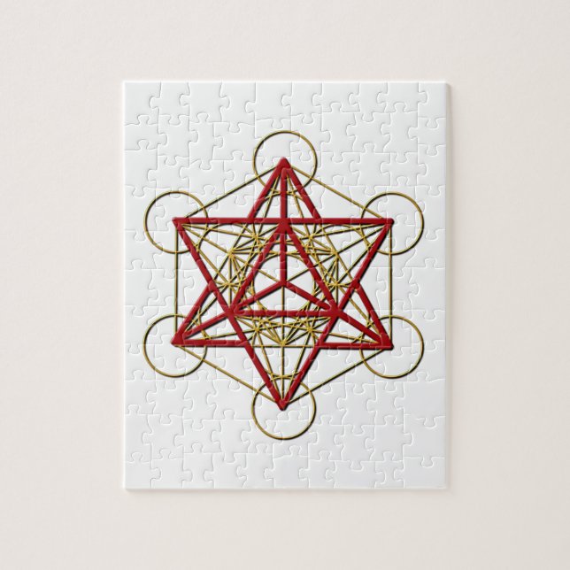 Puzzle Metatron Merkaba (Vertical)