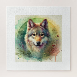 Puzzle Mexican wolf 241024AREF131 - Watercolor