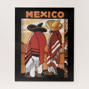 Puzzle México ~ Afiche de viaje México Zarapes