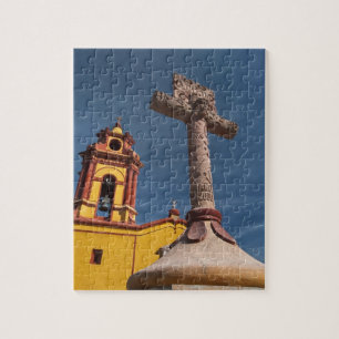 Puzzle México, Bernal. Vista de Iglesia de San Sebastian