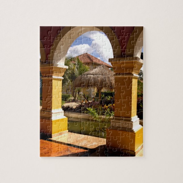 Puzzle México, Riviera Maya, arquitectura en Iberostar (Vertical)