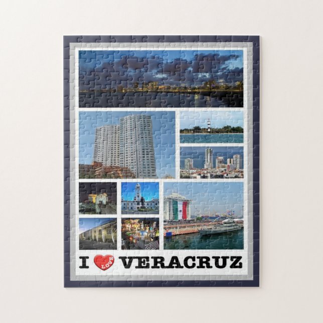 Puzzle México - Veracruz - Amo - (Vertical)