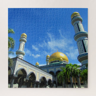 Puzzle mezquita azul cielo