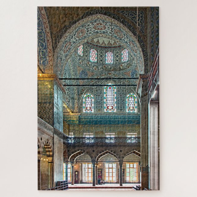 Puzzle Mezquita de Ahmed del sultán. Diseño interior (Vertical)