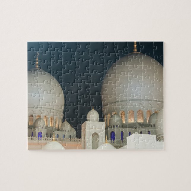 Puzzle Mezquita de jeque Zayed Grand en Abu Dhabi, UAE (Horizontal)