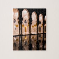 Mezquita en Abu Dhabi, Ara unido de jeque Zayed
