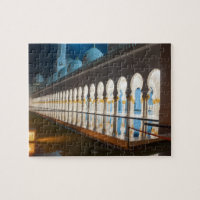 Mezquita en Abu Dhabi, Ara unido de jeque Zayed