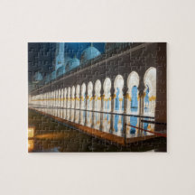 Mezquita en Abu Dhabi, Ara unido de jeque Zayed