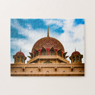Puzzle Mezquita Putrajaya Malasia Punto de referencia.