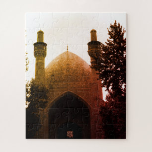 Puzzle Mezquita real vintage Irán Isfahán