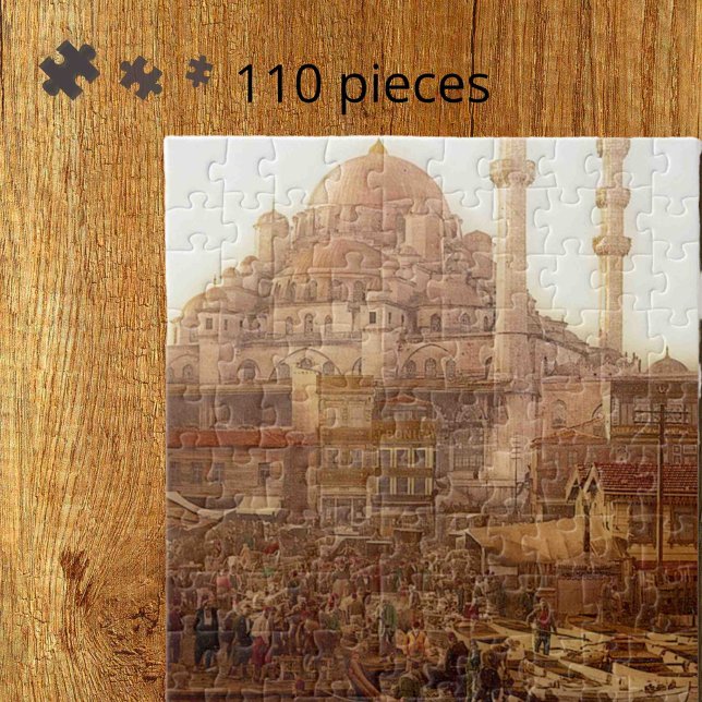 Puzzle Mezquita Yeni Cami y bazar ü Eminö -ESTAMBUL (Subido por el creador)