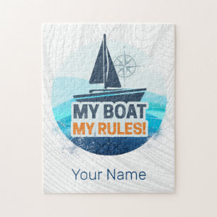 Puzzle Mi barco mis reglas para el capitán o la cosecha d