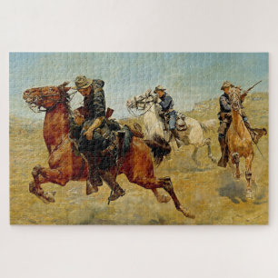 Puzzle "Mi Bunkie" Arte Occidental por Charles Schreyvoge