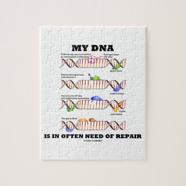 Puzzle Mi DNA está en a menudo la necesidad de la (Vertical)