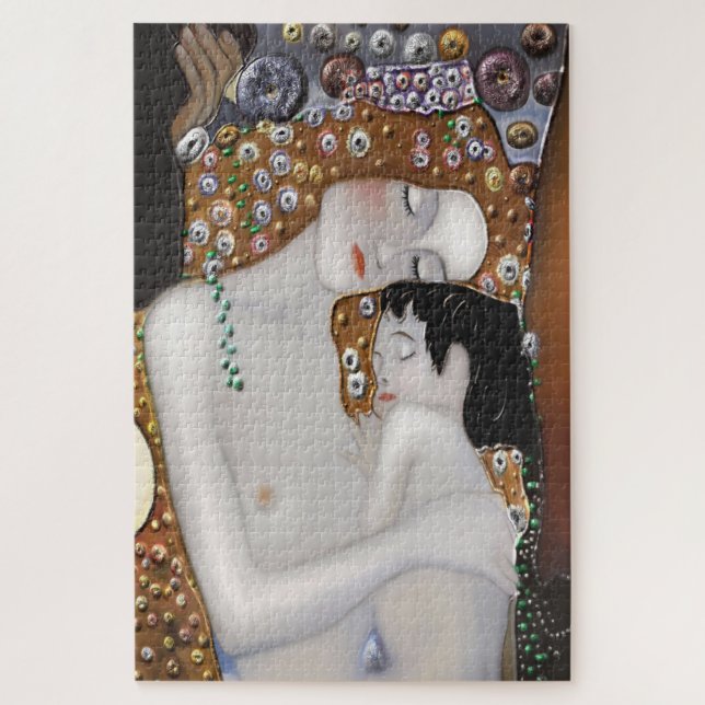 Puzzle Mi Klimt Serie: Madre y niño (Vertical)