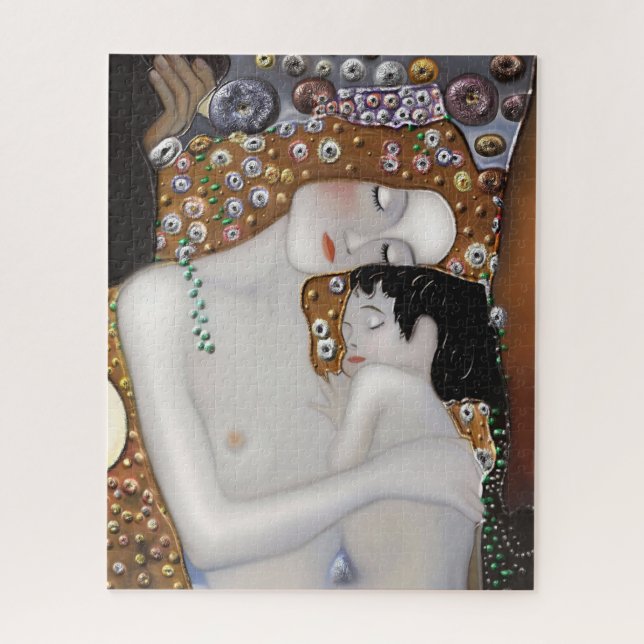 Puzzle Mi Klimt Serie: Madre y niño (Vertical)