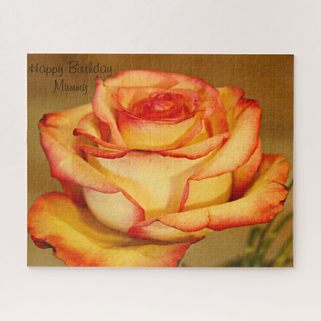 Puzzle Mi mamá de cumpleaños. (Horizontal)