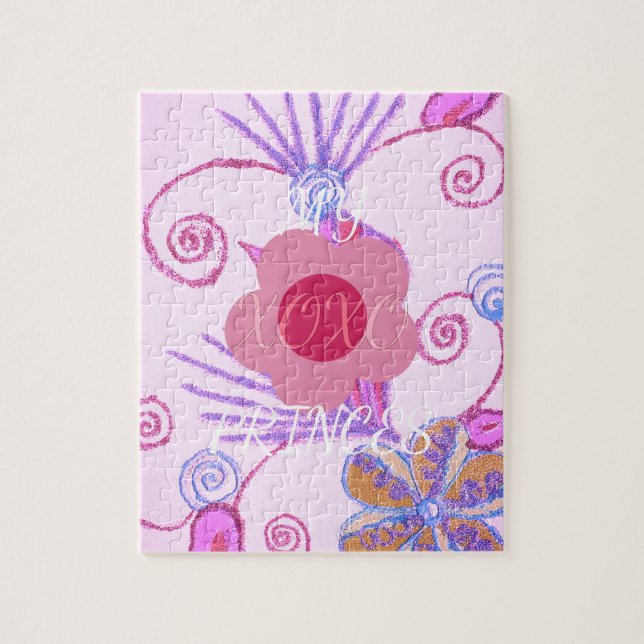 Puzzle Mi pequeña Princesa: Inspiradora la vendora rosa d (Vertical)